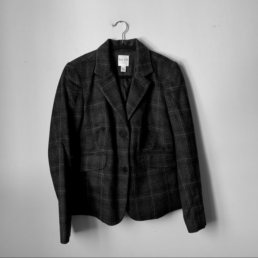EUC Kate Hill Wool-Blend Blazer